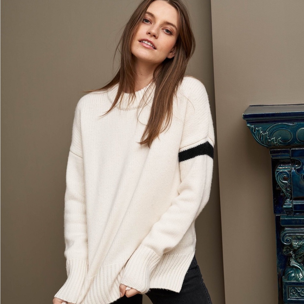 Cashmere La Ligne Varsity Sweater